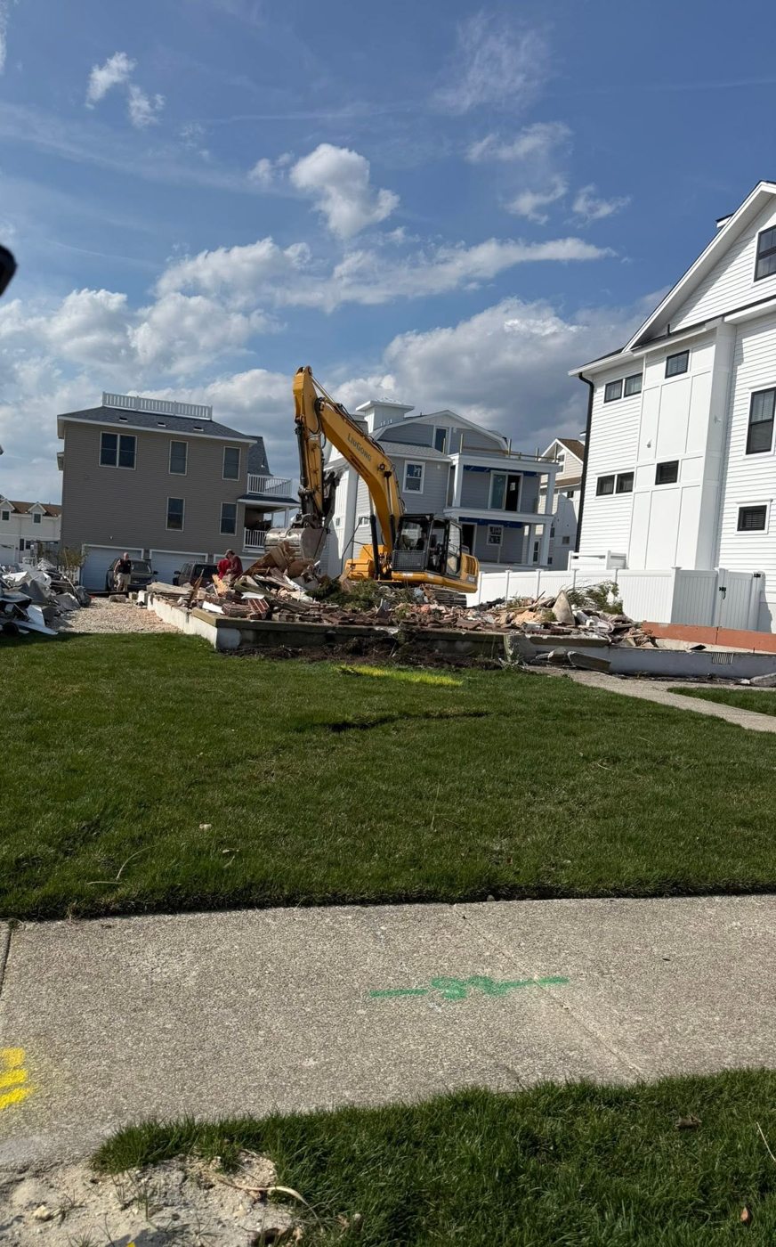 A recent shore knockdown by Al Demolition seen from the street